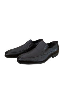 Bruno Magli VTG Jules Black Leather Tassel Slip-On Shoe SZ 12M BRUNO MAGLI MENS WING TIP LEATHER TASSEL LOAFERS DARK  main image 3